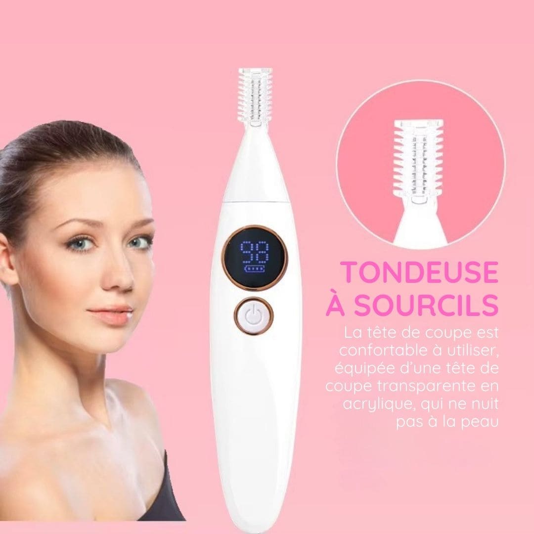 Rasoir électrique féminin - Épilation douce et sécurisée