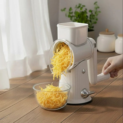 Râpe de cuisine rotative 5 en 1
