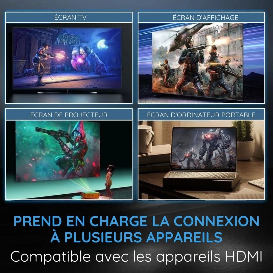 Console de jeu portable M15 - 128 Go (+50.000 jeux)