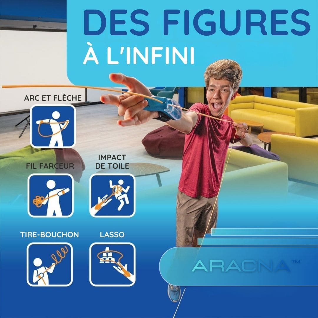 Aracna™ - Jouet interactif rechargeable qui tire des toiles