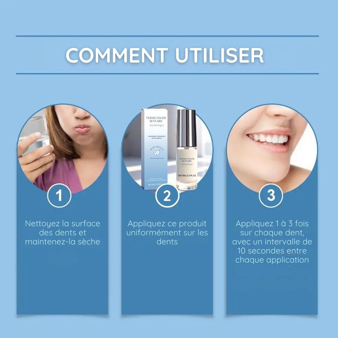 Vernis de blanchiment dentaire
