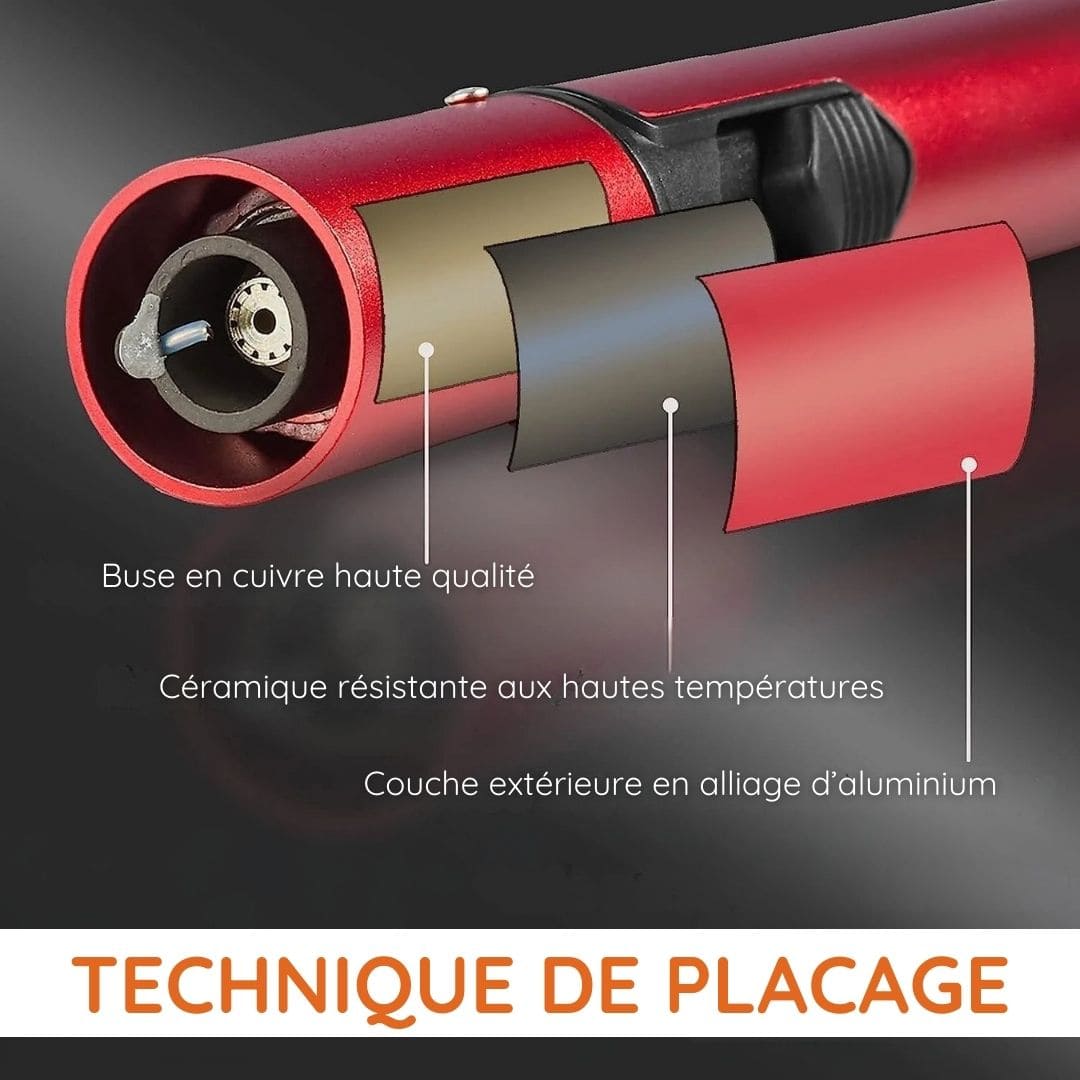 Briquet électronique rechargeable à flamme plasma