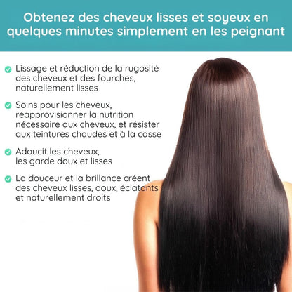 Crème lissante pour cheveux à la soie et à la kératine