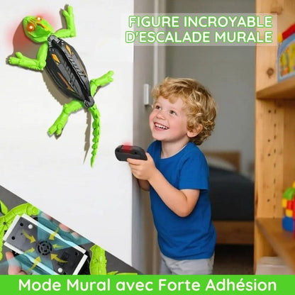 Jouet Robot Lézard Télécommandé 🦎 Rampe sur les murs