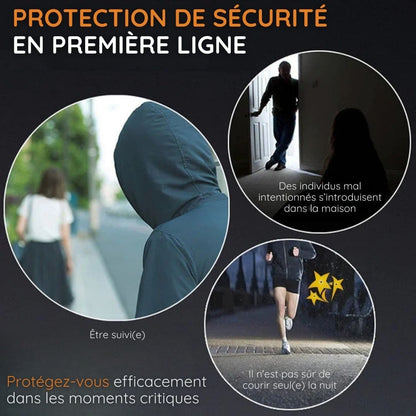 Clé de voiture d'auto-défense à décharge paralysante