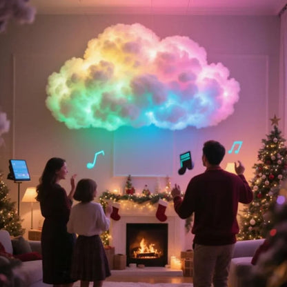 Lampe murale nuage LED à ambiance céleste