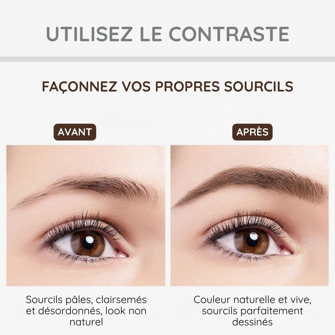 Crayon de tatouage 3D waterproof à 4 pointes pour microblading