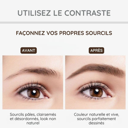 Crayon de tatouage 3D waterproof à 4 pointes pour microblading