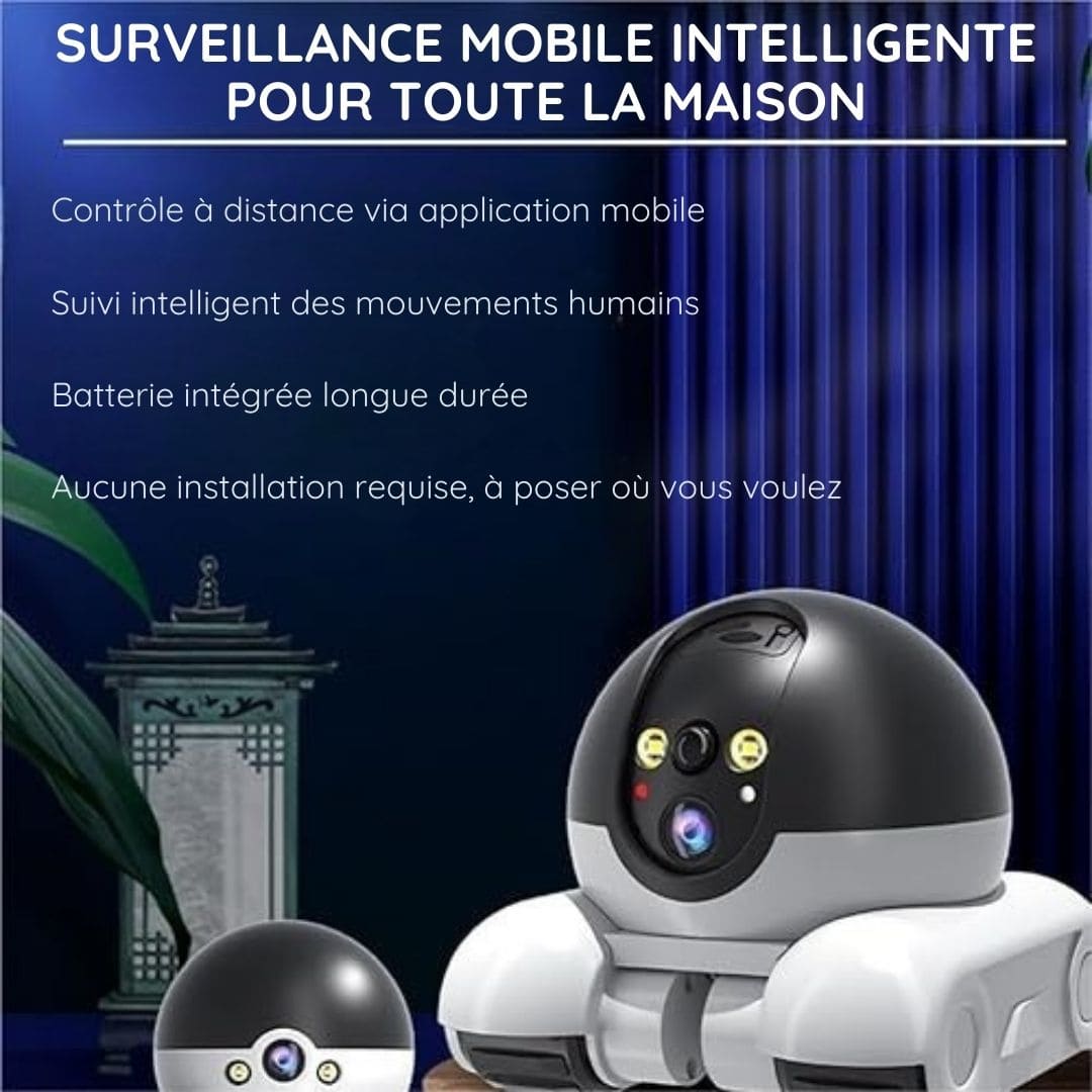 BotSurvey™ le robot caméra de surveillance mobile pour la maison