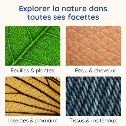 Microscope numérique portable grossissement x1000 pour enfants