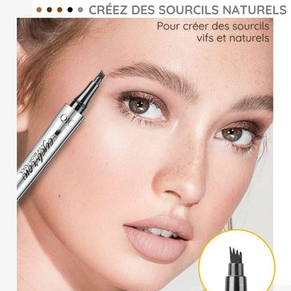Crayon de tatouage 3D waterproof à 4 pointes pour microblading