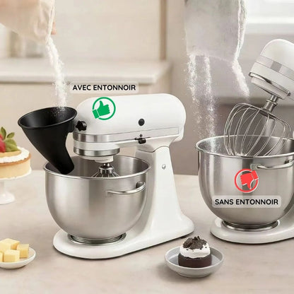 Entonnoir à farine pour robot pâtissier