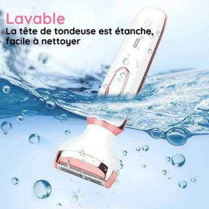 Rasoir Tondeuse 4-en-1 pour Femme