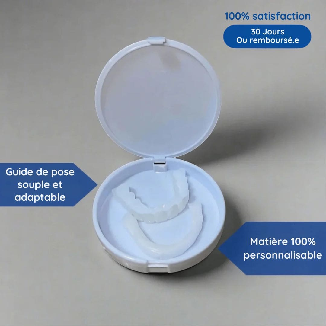Gouttières amovibles d’alignement dentaire - Dentition parfaite