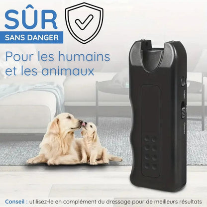 Dispositif ultrasonique de correction comportementale pour chien