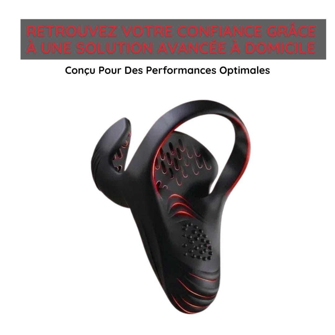 Anneau vibrant électrique de stimulation masculine