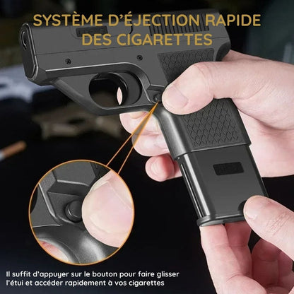 Briquet Pistolet avec Étui à Cigarettes