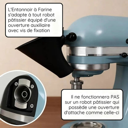 Entonnoir à farine pour robot pâtissier