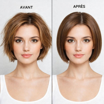 Crème lissante pour cheveux à la soie et à la kératine