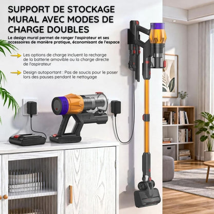 Aspirateur balai 140W sans fil multifonction