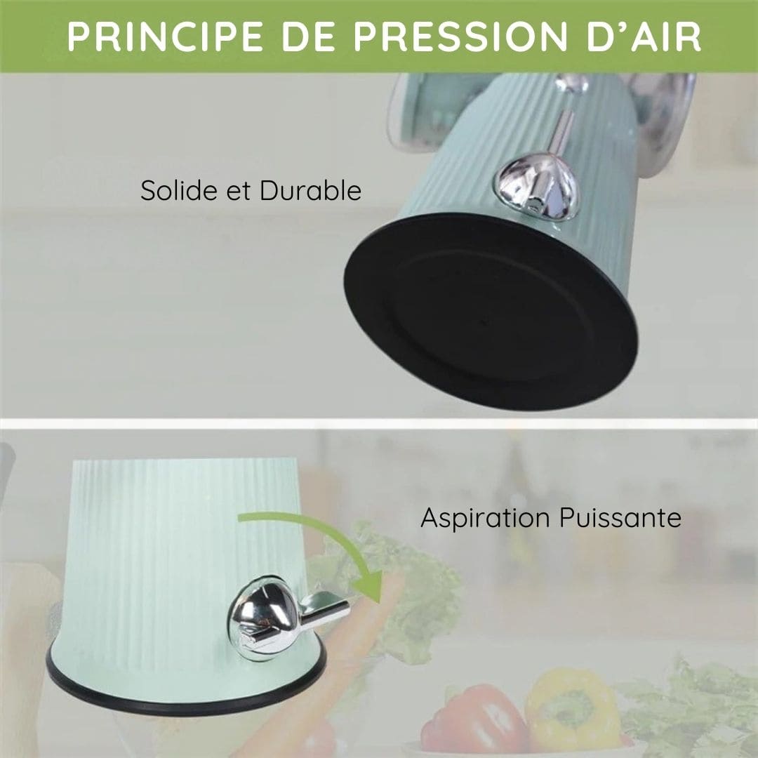 Râpe de cuisine rotative 5 en 1