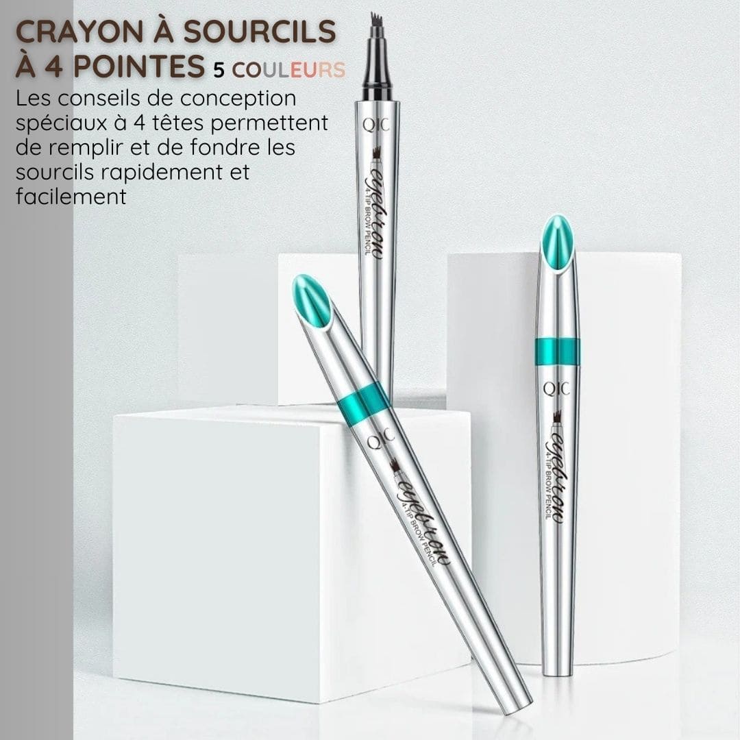 Crayon de tatouage 3D waterproof à 4 pointes pour microblading