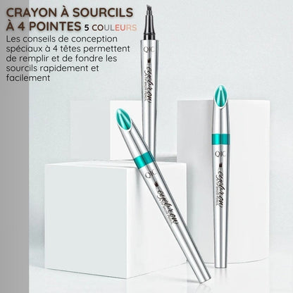 Crayon de tatouage 3D waterproof à 4 pointes pour microblading