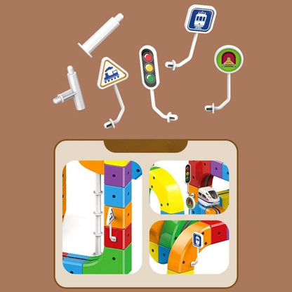 Circuit de course 3D éducatif et anti-gravité pour enfants