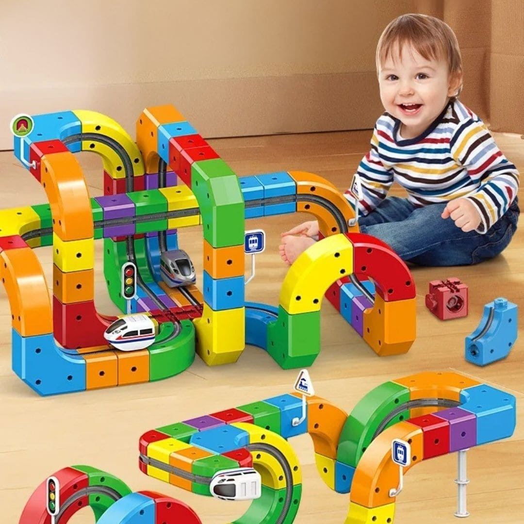 Circuit de course 3D éducatif et anti-gravité pour enfants