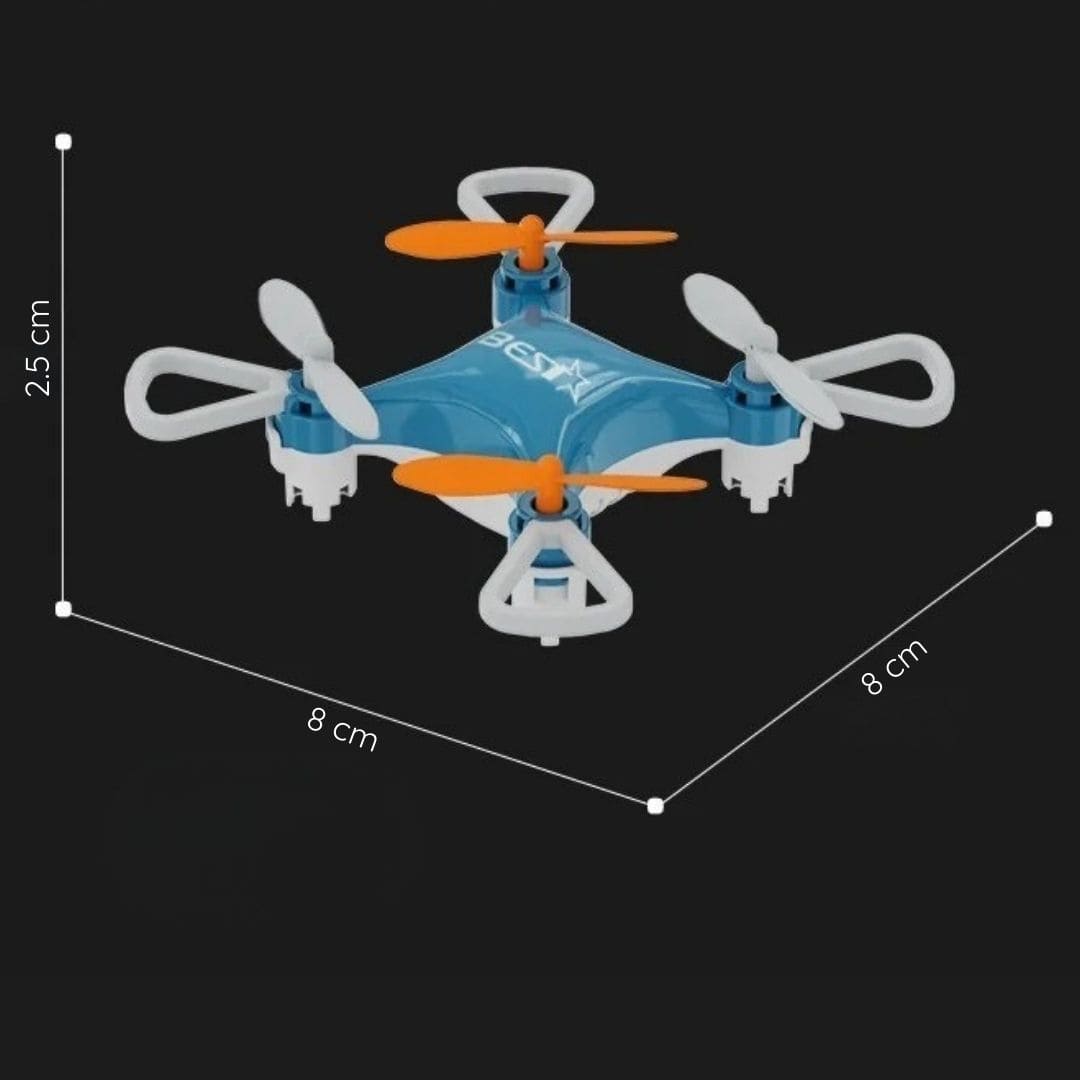 Mini Drone BEST-X | Vol stable & anti-chute avec télécommande intégrée