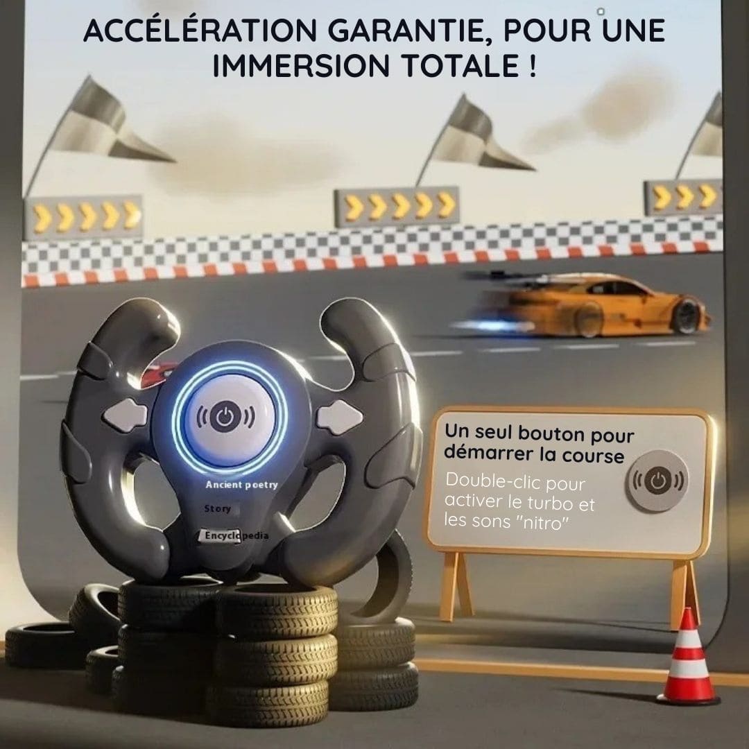 Jouet éducatif de simulation de conduite