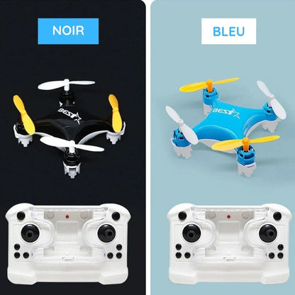 Mini Drone BEST-X | Vol stable & anti-chute avec télécommande intégrée