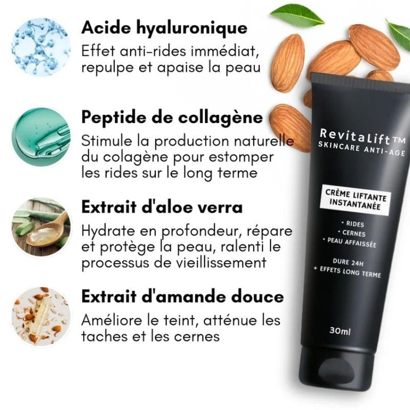 RevitaLift™ Crème Liftante Anti-Rides Instantanée