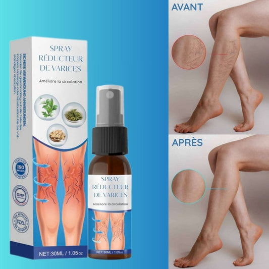 Spray réducteur de varices - Améliore la circulation sanguine