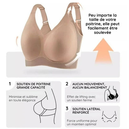 Soutien-gorge gainant et sculptant sans armature