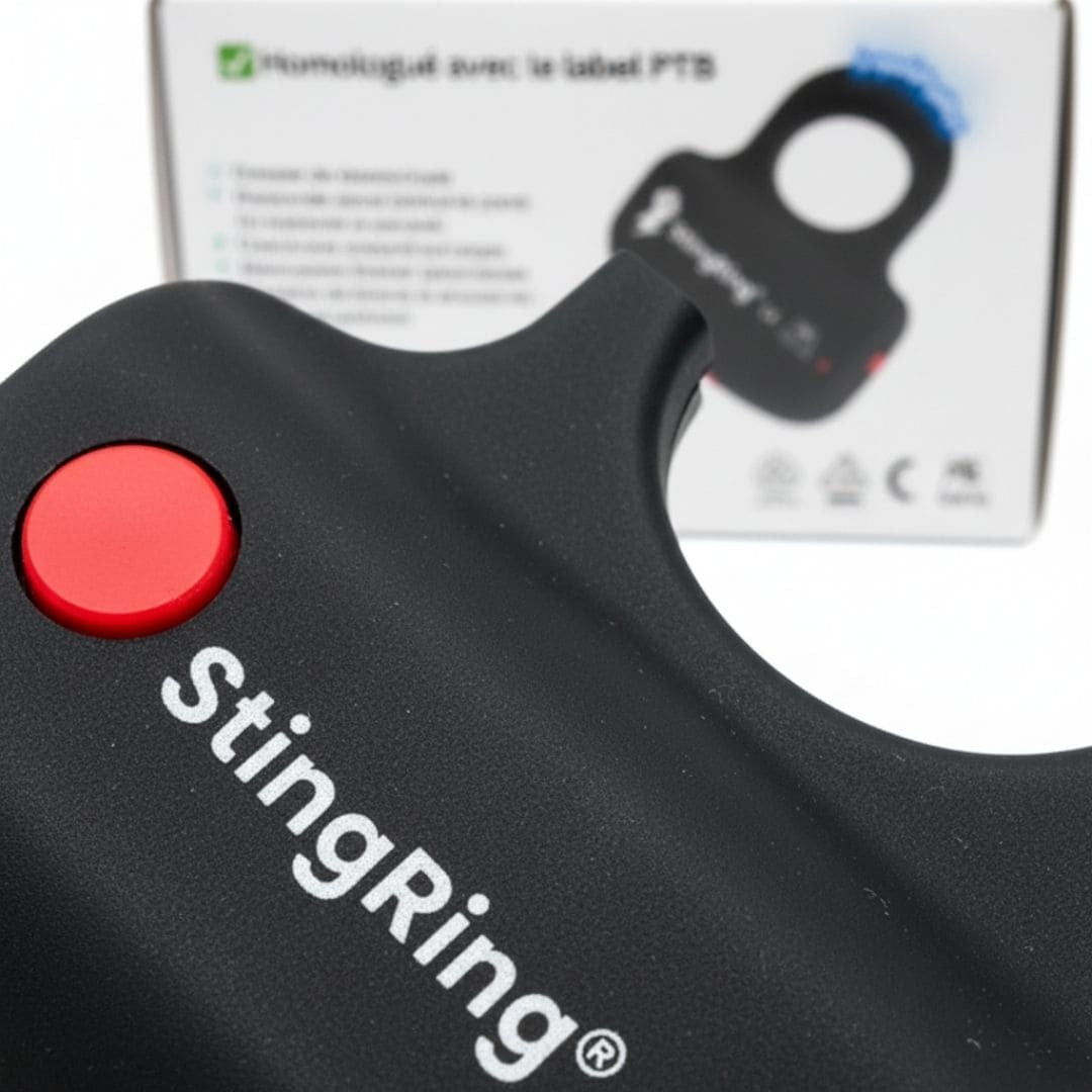 Bague d’autodéfense de type shocker électrique